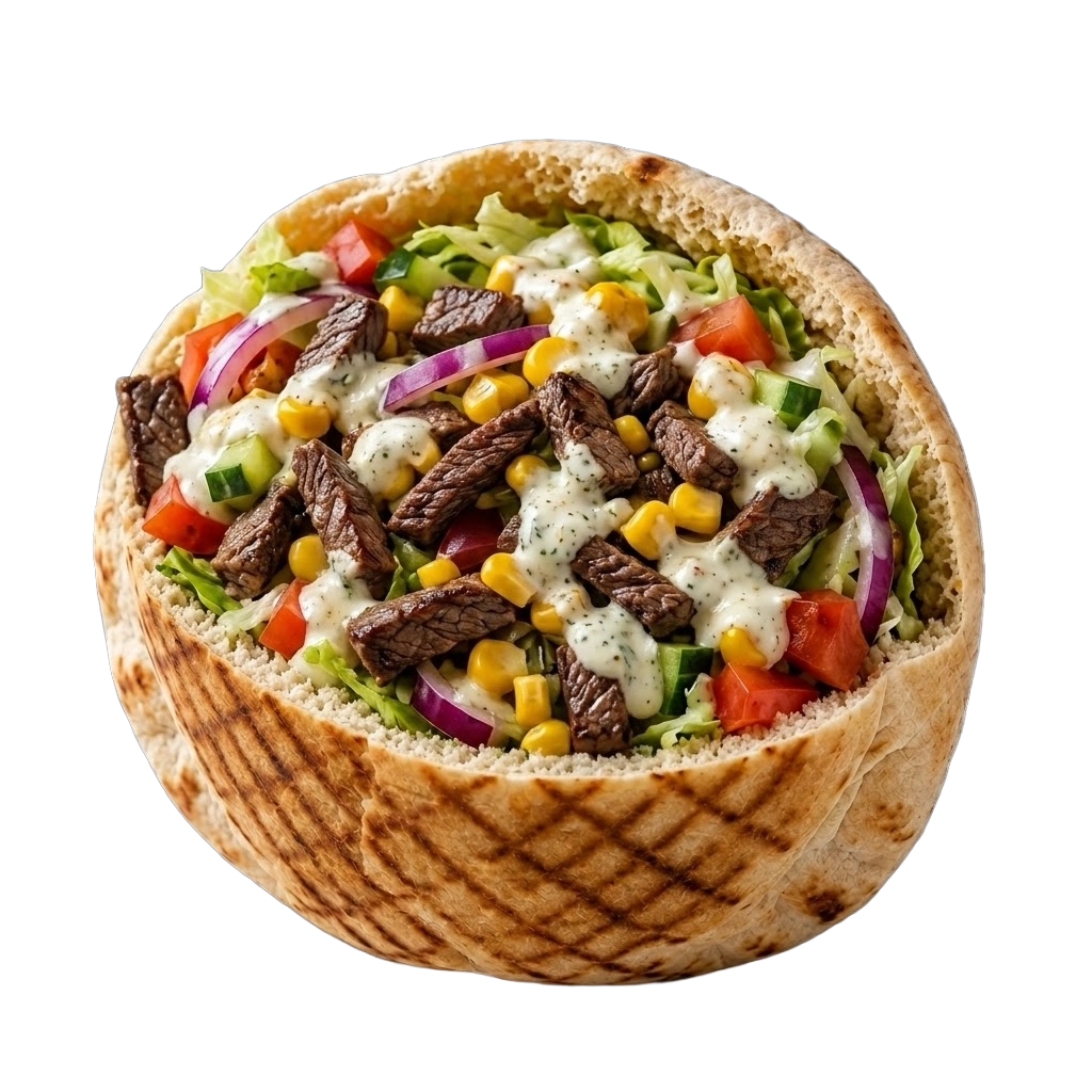 Kebab i pitabrød